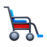 3d fluency style wheelchair icon