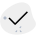 Select checkmark symbol to choose true answer icon