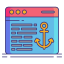 anchor text icon
