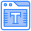 text icon