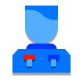 papercut style 수냉식 icon