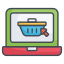 Laptop Shopping icon