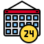 24 hours icon