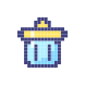 trash bin icon