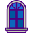 Außenfenstermöbel-Haushalte-Prettycons-Lineal-Color-Prettycons icon