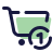 Einkaufswagen mit Geld icon