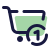 pulsar color style shopping cart with money icon