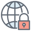 Globe Lock icon
