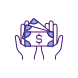 gaining profit in business icon