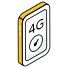 Mobile 5G Network icon