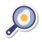 stickers style fry icon