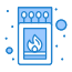caixa de fósforos externa-camping-flatarticons-blue-flatarticons icon