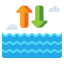 外潮-再生可能エネルギー-フラティコン-フラット-フラット-アイコン icon