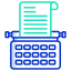 Typewriter icon