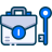 Briefcase and Key icon