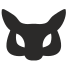 wild animal mask icon