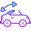 gradient style convertible roof warning icon