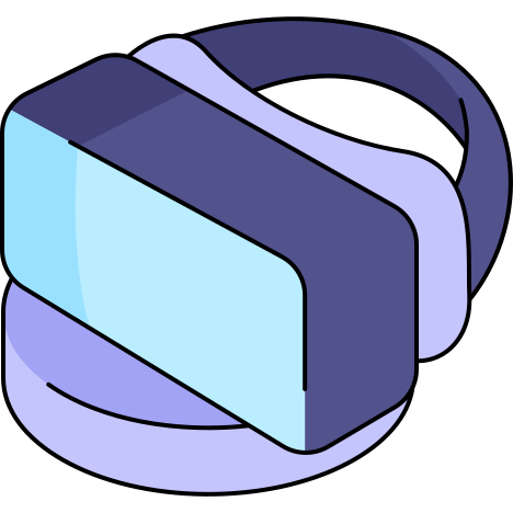 virtual glasses icon