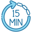 15 minutes icon