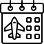 비행 일정 icon
