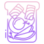 egg and salmon toast icon