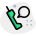 Chatting over a old fashioned cell phone icon