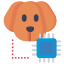 dog chip icon