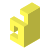 isometric color style ok hand icon