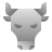 deco duotone style year of ox icon