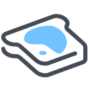 pastel color style 토스트 icon