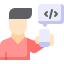 programmer coding icon