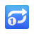 emoji de botão único repetido icon