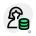 Data storage by a user for the company icon