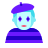 color glass style mime icon