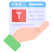 Online Text Writing icon