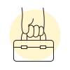handsy style 도구 상자 icon