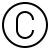 ios 17 outlined style creative commons alle rechte vorbehalten icon