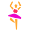 Ballerina-Ganzkörper icon