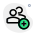 adição externa de mais usuários ao grupo para uma determinada empresa clássica múltipla verde tal revivo icon