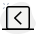 Back key navigation button on computer button icon