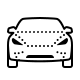 dotted style tesla model 3 icon