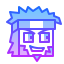 gradient style pixel gun 3d icon