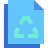 externe-Recycle-Papier-écologie-beshi-flat-kerismaker icon