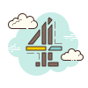 cloud style all 4 icon