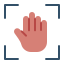 hand recognition icon