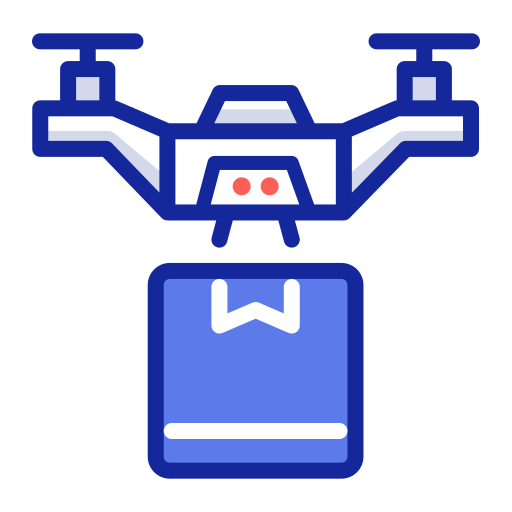 drone delivery icon
