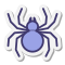 stickers style spider icon