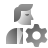 deco duotone style admin settings male icon