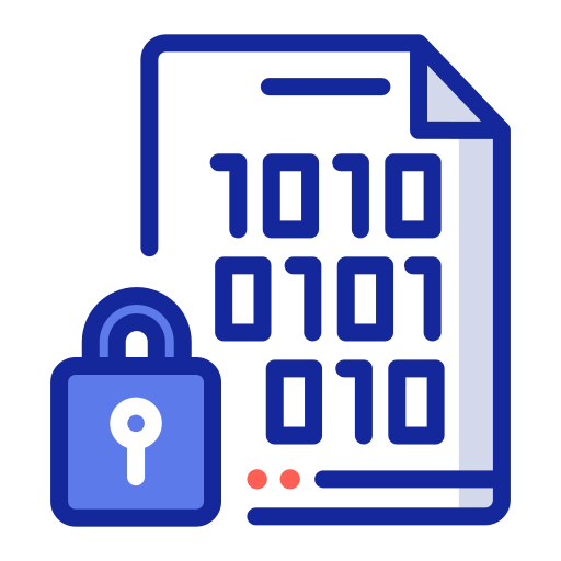 data; encryption; binary; binary code icon