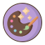 painting palette icon